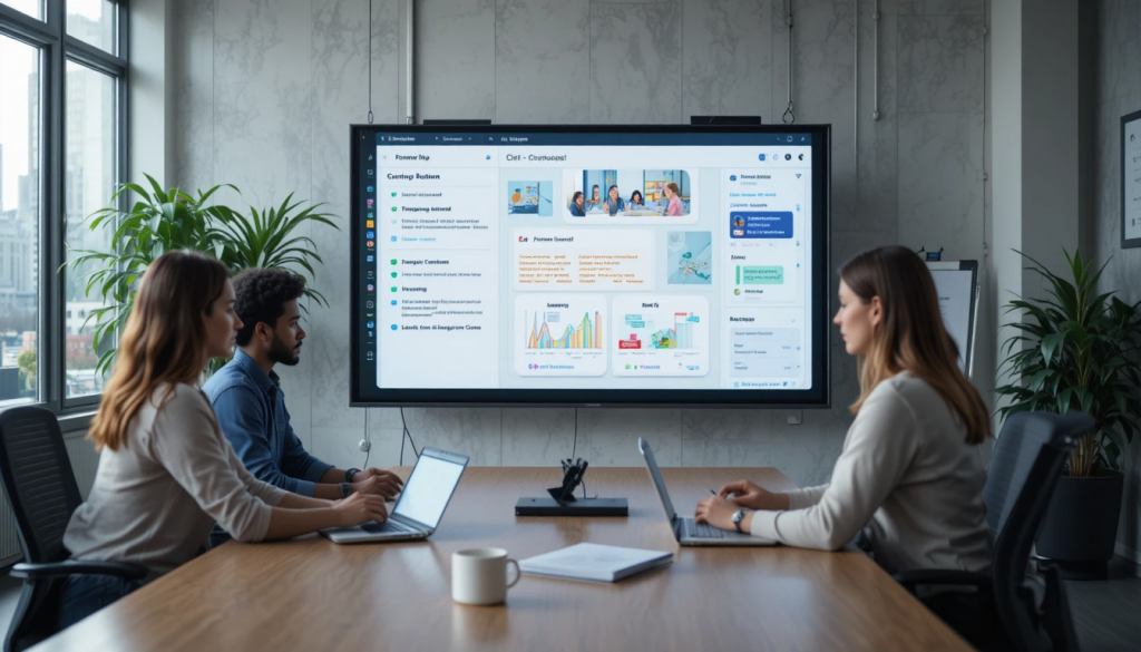 Marketing Team nutzt ChatGPT zur SEO Optimierung und Content Planung